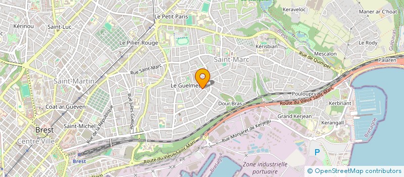 localisation de l'entreprise SYND DE COPRO 1 RUE ELICO COLIN à BREST