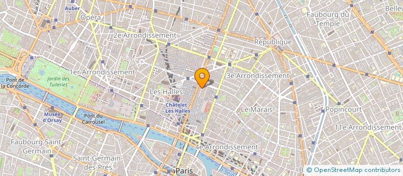 localisation de l'entreprise SYND DE COPRO 101 RUE QUINCAMPOIX 75003  PARIS