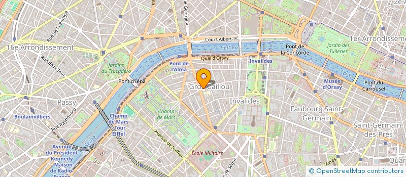 localisation de l'entreprise SYND  DE COPRO 102 R SAINT DOMINIQUE 75007 PARIS  PARIS