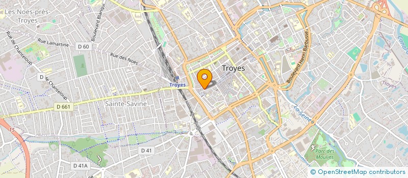 localisation de l'entreprise SYND DE COPRO 11 RUE COLBERT  TROYES