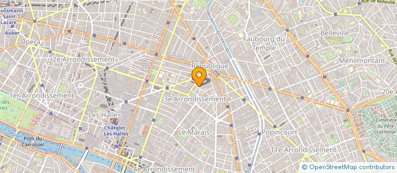 localisation de l'entreprise SYND DE COPRO 16 RUE DUPETIT THOUARS 3E  PARIS