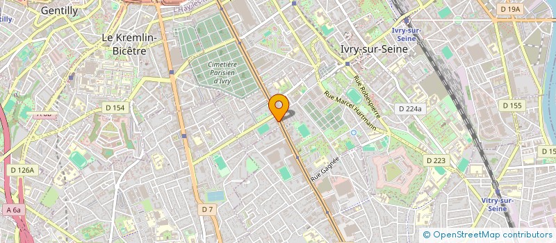 localisation de l'entreprise SYND DE COPRO 179 181 BD STALINGRAD à IVRY-SUR-SEINE