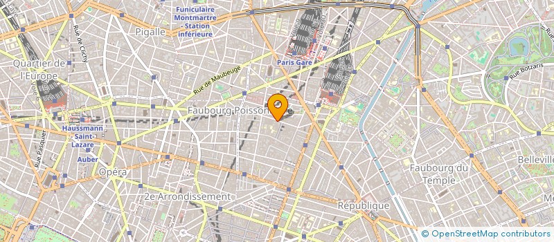 localisation de l'entreprise SYND DE COPRO 19 RUE DE PARADIS PARIS10  PARIS