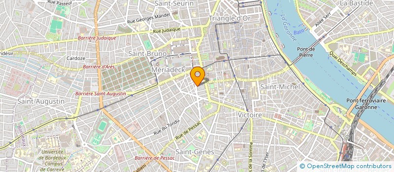 localisation de l'entreprise SYND DE COPRO 22 RUE MOUNEYRA  BORDEAUX