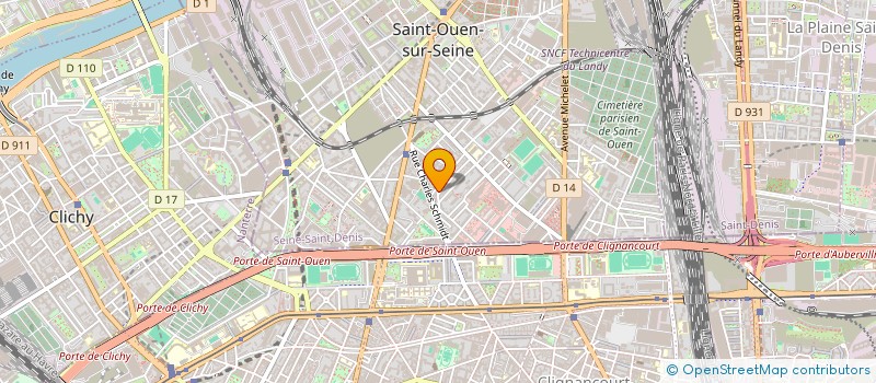 localisation de l'entreprise SYND DE COPRO 41 RUE KLEBER à SAINT-OUEN-SUR-SEINE
