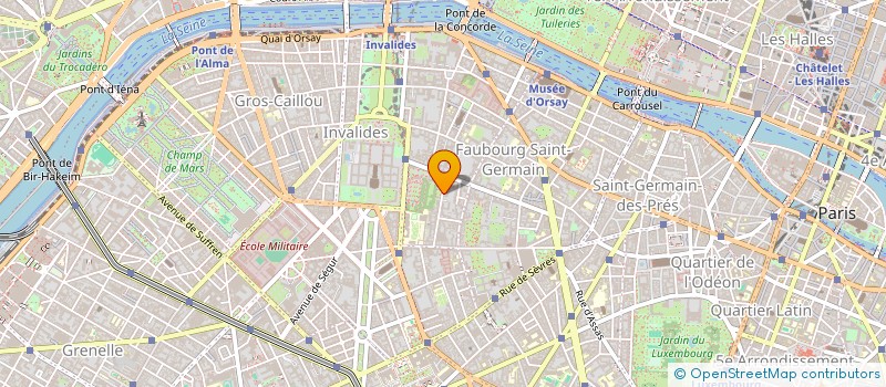 localisation de l'entreprise SYND DE COPRO 9 RUE BARBET DE JOUY  PARIS