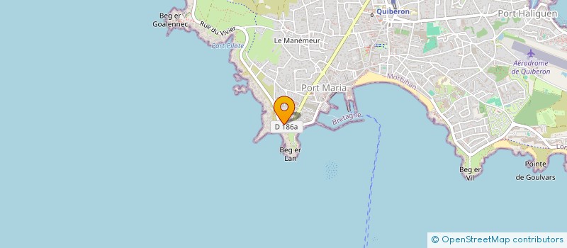 localisation de l'entreprise SYND DE COPRO AIR ET SANTE  QUIBERON