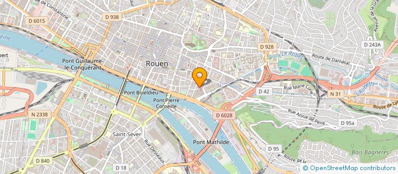 localisation de l'entreprise SYND DE COPRO CENTRE COMM SAINT MARC à ROUEN