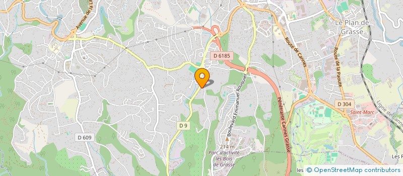 localisation de l'entreprise SYND DE COPRO CHRISTOPHER PARK  GRASSE