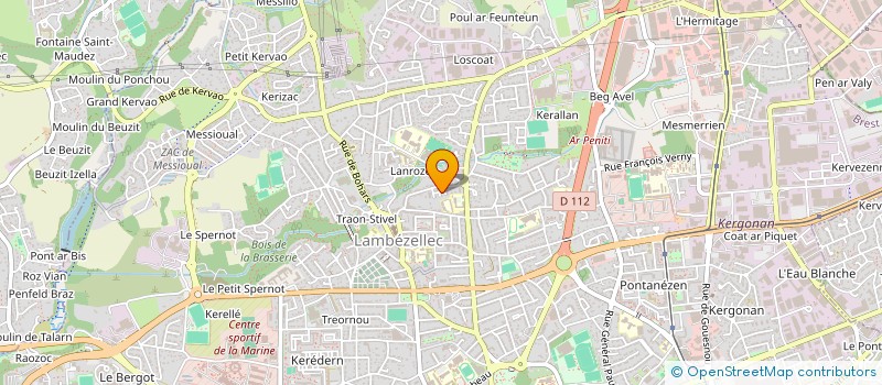 localisation de l'entreprise SYND DE COPRO DE COAT BIAN à BREST