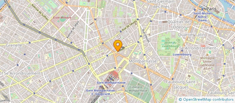 localisation de l'entreprise SYND DE COPRO DU 109 R DE VAUGIRARD  PARIS