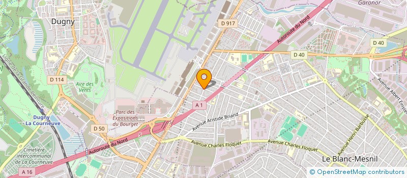localisation de l'entreprise SYND DE COPRO DU 13 AV VEUVE MALHERRE à LE BLANC-MESNIL