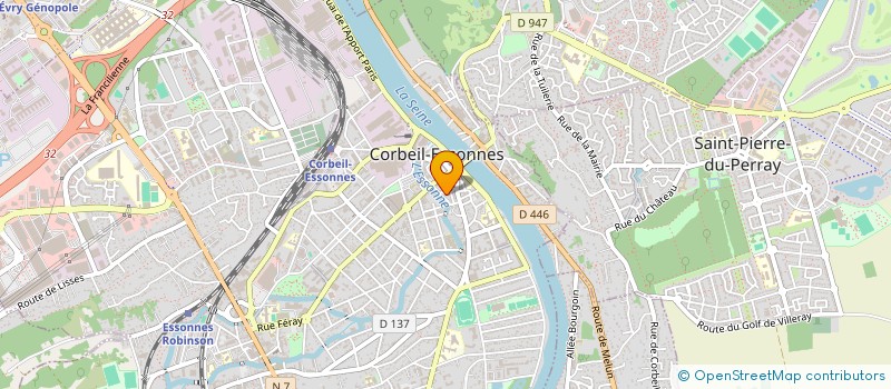 localisation de l'entreprise SYND DE COPRO DU 17 CLOITRE ST SPIRE  CORBEIL-ESSONNES