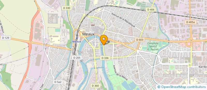 localisation de l'entreprise SYND DE COPRO DU 17 QUAI JACQUES PREVERT à MEAUX