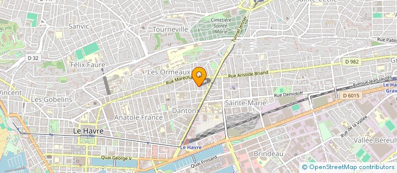 localisation de l'entreprise SYND DE COPRO DU 18 RUE COLLARD à LE HAVRE