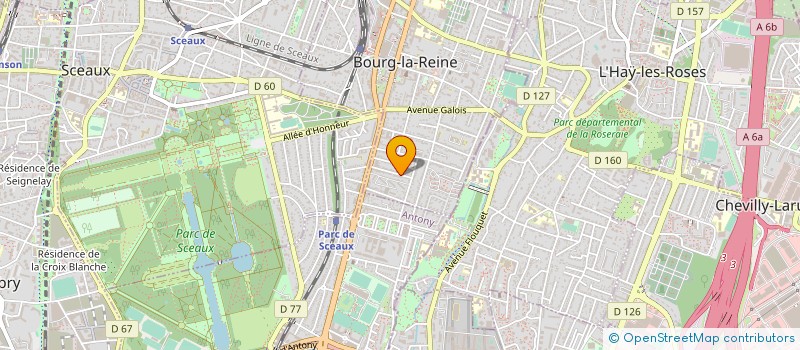 localisation de l'entreprise SYND DE COPRO DU 24 R PASTEUR  BOURG-LA-REINE