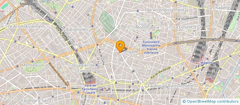 localisation de l'entreprise SYND DE COPRO DU 25 R FONTAINE  PARIS