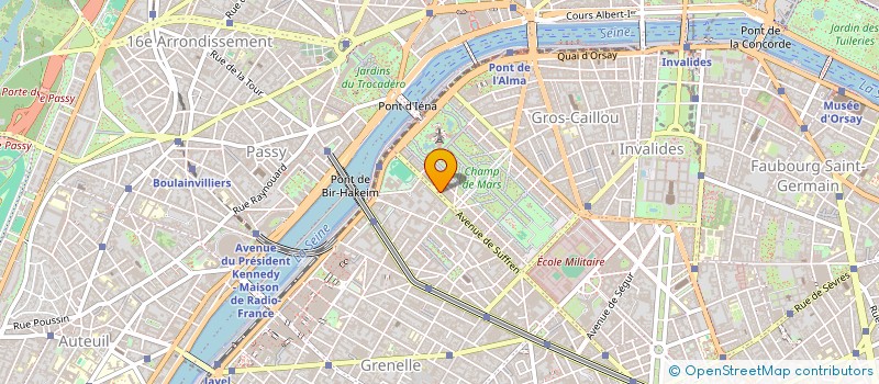 localisation de l'entreprise SYND DE COPRO DU 27 AV DE SUFFREN  PARIS