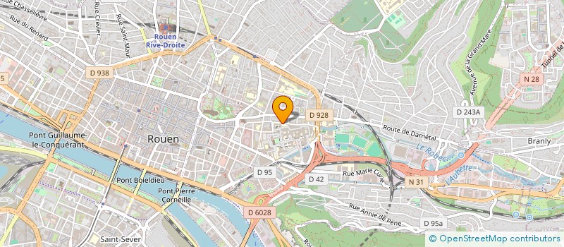 localisation de l'entreprise SYND DE COPRO DU 30 RUE EAU DU ROBEC à ROUEN