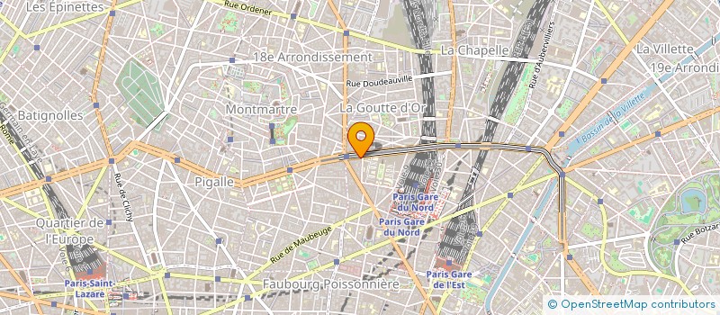 localisation de l'entreprise SYND DE COPRO DU 45 BD DE LA CHAPELLE  PARIS