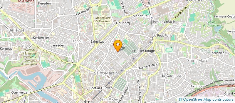 localisation de l'entreprise SYND DE COPRO DU 53 RUE JULES FERRY à BREST