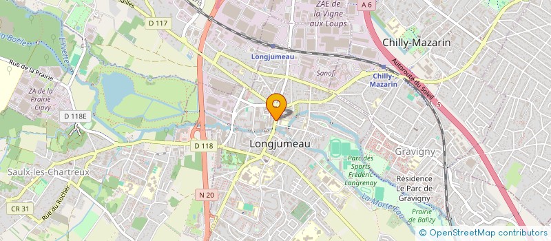 localisation de l'entreprise SYND DE COPRO DU 76 BIS GRANDE RUE à LONGJUMEAU