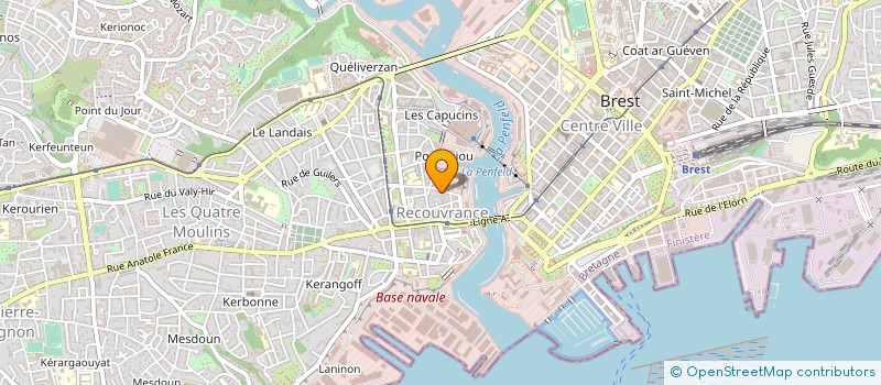 localisation de l'entreprise SYND DE COPRO DU 8 RUE JEAN BART à BREST