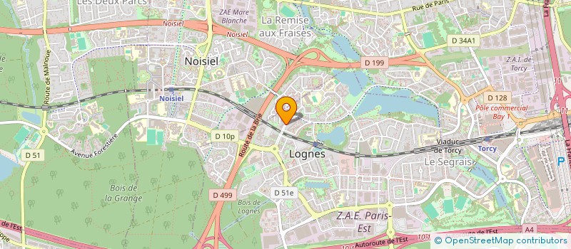 localisation de l'entreprise SYND DE COPRO ENSEMBLE IMMOBILIER ESPACE à LOGNES