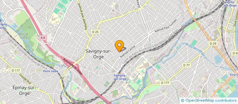 localisation de l'entreprise SYND DE COPRO FRANCIS BERGERON à SAVIGNY-SUR-ORGE