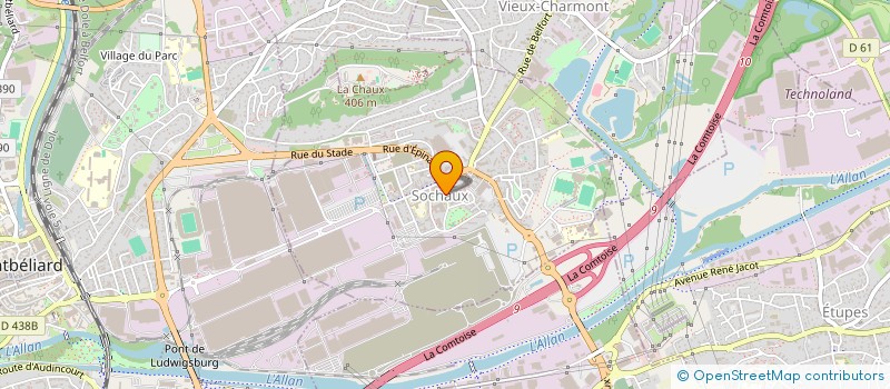 localisation de l'entreprise SYND DE COPRO IMM RES HOT VILLE SOCHAUX à SOCHAUX