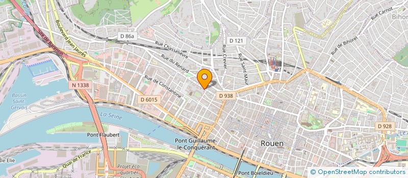 localisation de l'entreprise SYND DE COPRO JARDINS DE LA PREFECTURE à ROUEN