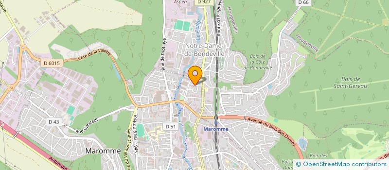 localisation de l'entreprise SYND DE COPRO LA CHACUNIERE  MAROMME