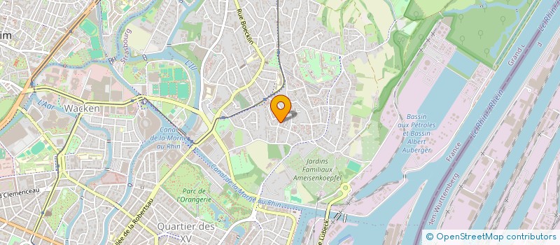 localisation de l'entreprise SYND. DE COPRO LE JARDIN SECRET 2 à STRASBOURG