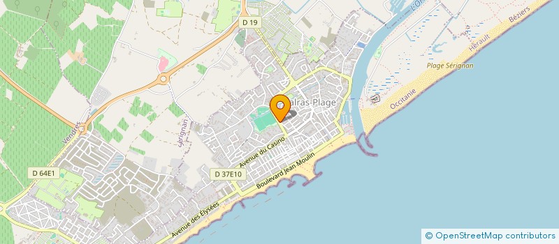 localisation de l'entreprise SYND DE COPRO LE PANORAMIC  VALRAS-PLAGE