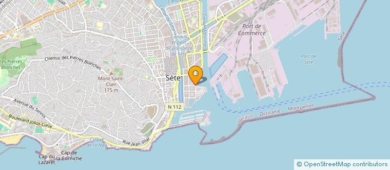localisation de l'entreprise SYND DE COPRO LE TANAGRA à SETE