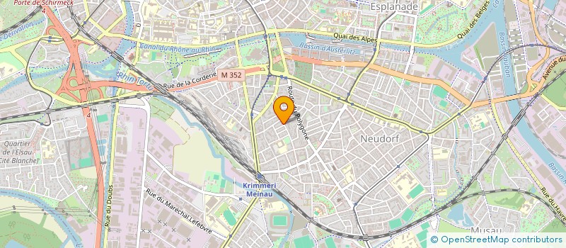 localisation de l'entreprise SYND DE COPRO LES BALCONS DU NEUFELD à STRASBOURG