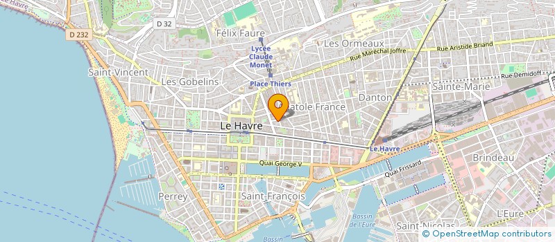 localisation de l'entreprise SYND DE COPRO LES PALISSANDRES à LE HAVRE