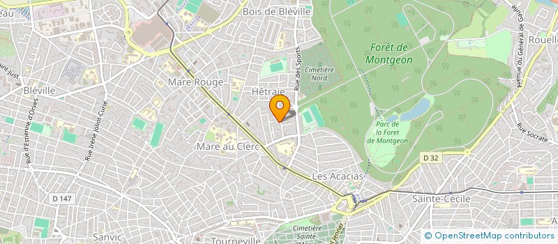 localisation de l'entreprise SYND DE COPRO PORTE DU BOIS à LE HAVRE