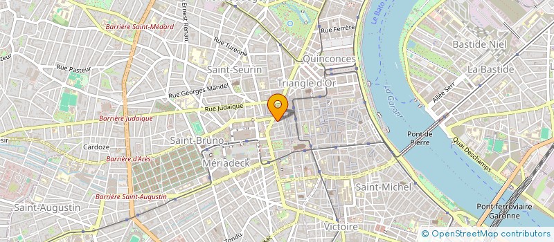 localisation de l'entreprise SYND DE COPRO RES GENSONME  BORDEAUX