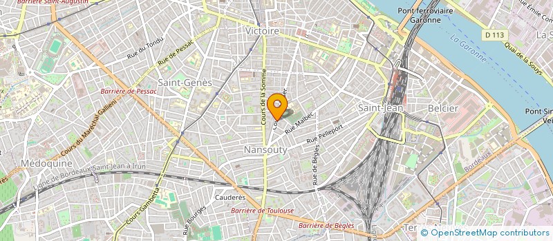 localisation de l'entreprise SYND DE COPRO RES JARDINS D AQUITAINE  BORDEAUX