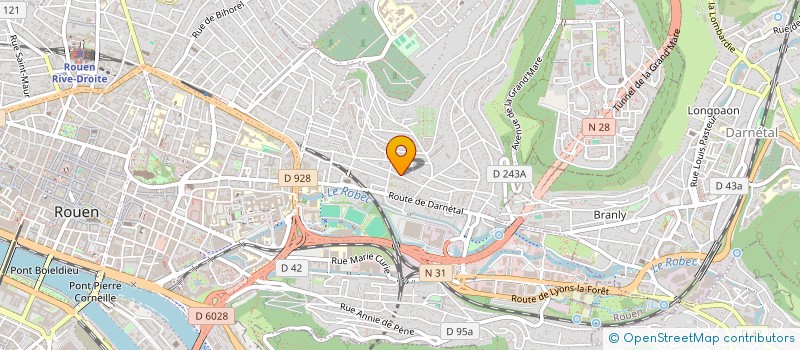 localisation de l'entreprise SYND DE COPRO RES LA ROSERAIE à ROUEN