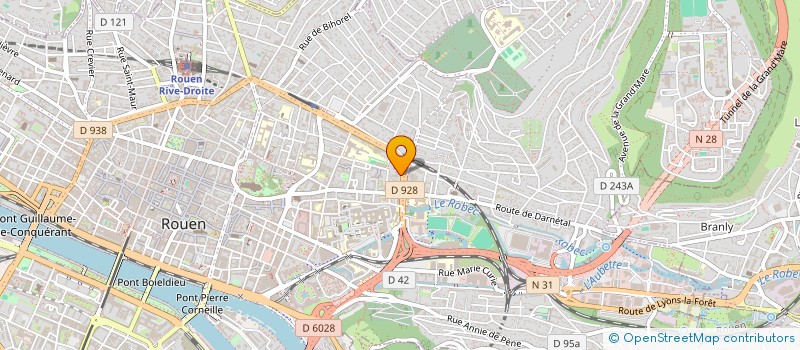 localisation de l'entreprise SYND DE COPRO RES LE CHANTEREINE à ROUEN