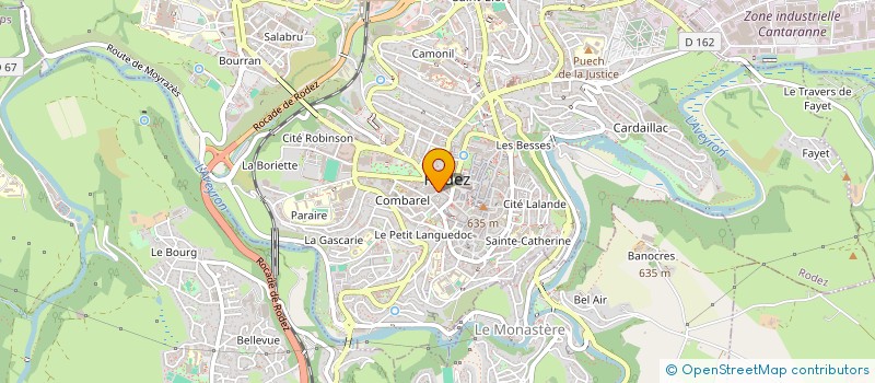 localisation de l'entreprise SYND DE COPRO RES LES EGLANTIERS  RODEZ