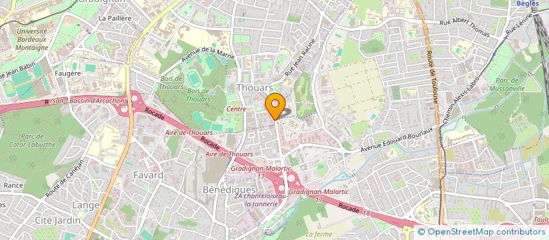 localisation de l'entreprise SYND DE COPRO STUDINES D ORNON  VILLENAVE D ORNON