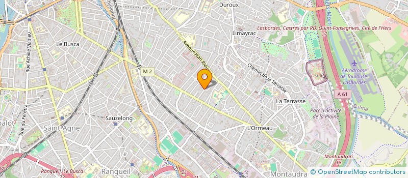 localisation de l'entreprise SYND DE COPROP 09 RUE DU GERS à TOULOUSE