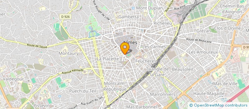 localisation de l'entreprise SYND DE COPROP 1 BD V HUGO  NIMES