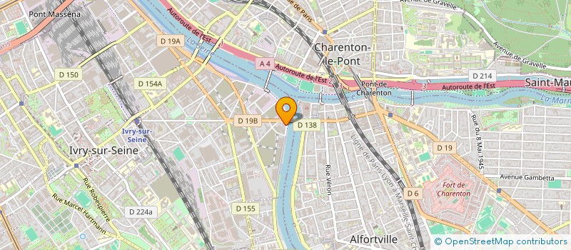 localisation de l'entreprise SYND DE COPROP 1 QUAI HENRI POURCHASSE à IVRY-SUR-SEINE