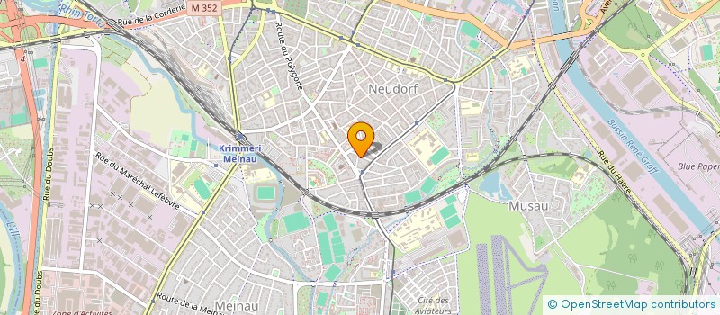 localisation de l'entreprise SYND DE COPROP 10 A 14 RUE DU ZIEGELFELD à STRASBOURG