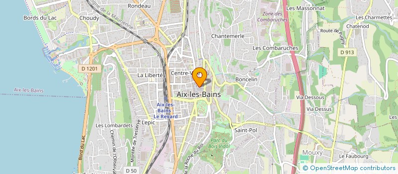 localisation de l'entreprise SYND DE COPROP 12 R DES BAINS  AIX-LES-BAINS