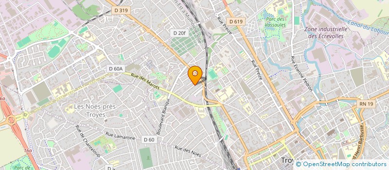 localisation de l'entreprise SYND DE COPROP 14-14B RUE TRAVERSIERE à TROYES